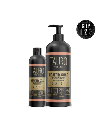 Tauro Pro Line Healthy Coat, Keratin Shampoo For Dogs And Cats
